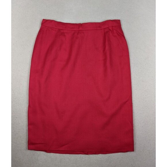 CARLISLE - VINTAGE WOMEN'S PINK WOVEN PENCIL SKIRT SIZE 12 - Picture 1 of 5